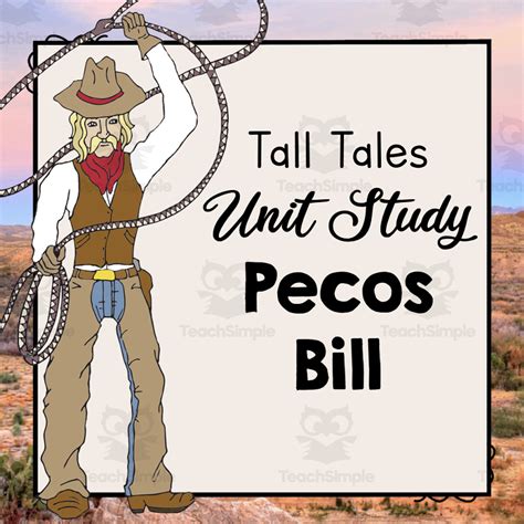 American Tall Tales The Legendary Pecos Bill By Teach Simple