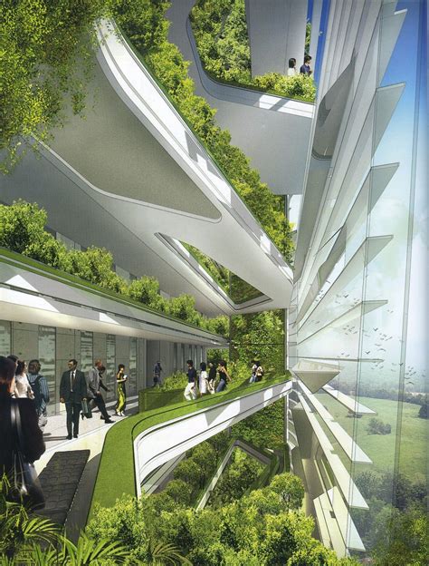 Future Architecture Ken Yeang Exemplars Hospital Architecture Green