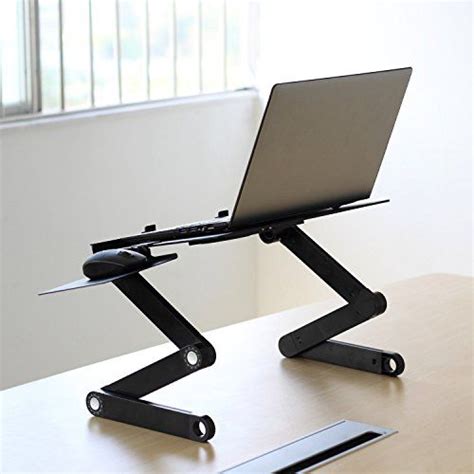 Ohuhu Adjustable Vented Laptop Table Computer Desk Portable Bed Tray