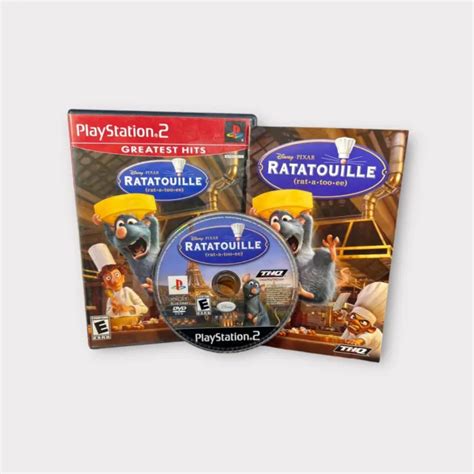 Disney Pixar Ratatouille Sony Playstation 2 2007 Ps2 Cib Video Game
