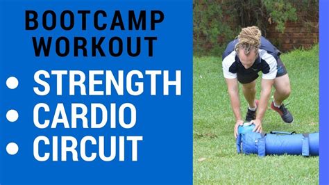 Strength Cardio Circuit Workout For Bootcamp Youtube