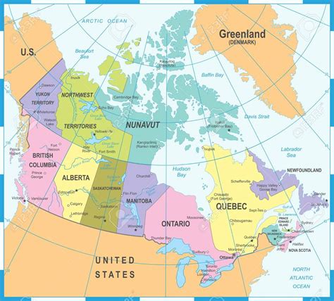 Map Of Canada And Surrounding Countries Maps Of The World Vrogue