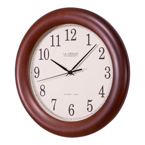125 La Crosse Technology Walnut Atomic Clock Atomic Clocks Online