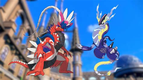 Pokemon Scarlet Violet Legendary Types