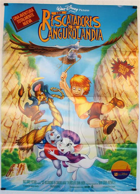 Bernardo Y Bianca En Cangurolandia Movie Poster The Rescuers