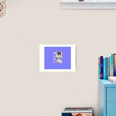 Bunny Girl Senpai Mai Sakurajima Waifu Sticker Art Print By Lilsugoi