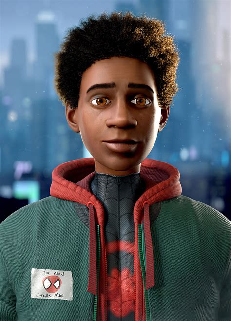Miles Morales Spider Man Into The Spider Verse Zbrushcentral