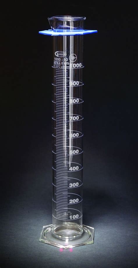 Graduated Cylinder Double Scale Class A Batch Certified 100ml