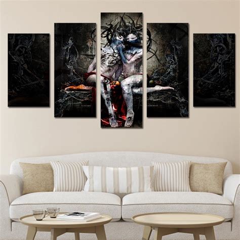 Nude Woman Abstract Panel Canvas Art Wall Decor Canvas Storm