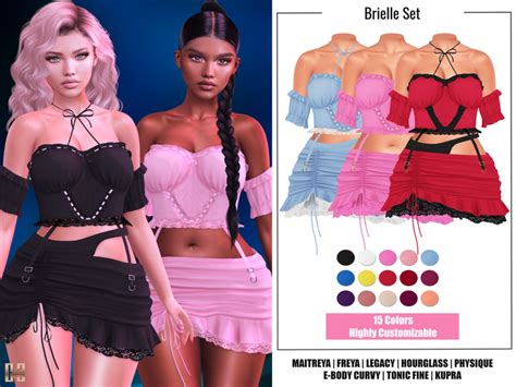 second life marketplace [hh] brielle set