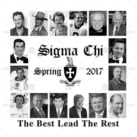 Sigma Chi Fraternity Spring Rush The Best Lead The Rest