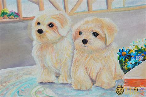 Paintings With Various Dogs Leosystemart