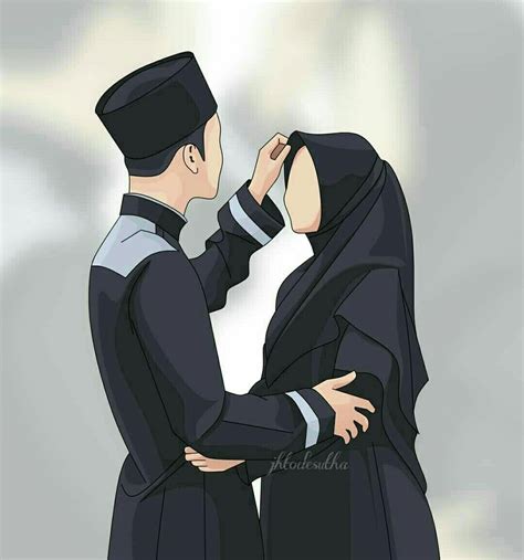 Islamic Anime Couple Cartoon Love Cartoon Couple Isla