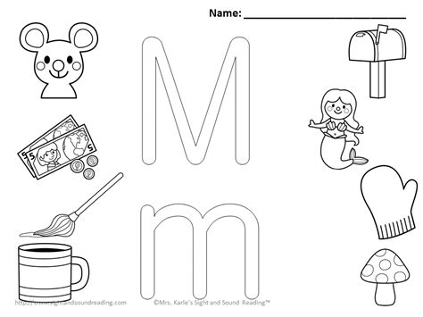 Why not write your child's name, colour and frame? Letter m coloring pages to download and print for free