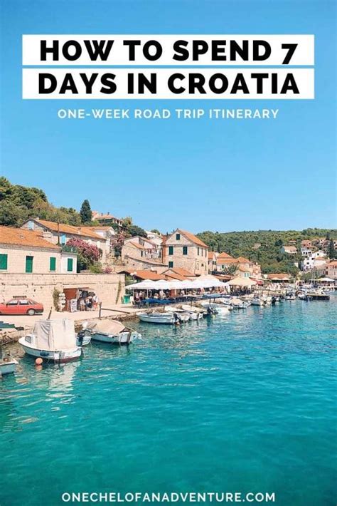7 Day Croatia Road Trip Itinerary How To Spend One Week In Croatia