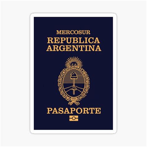 Argentine Passport Sticker For Sale By Hakvs Redbubble
