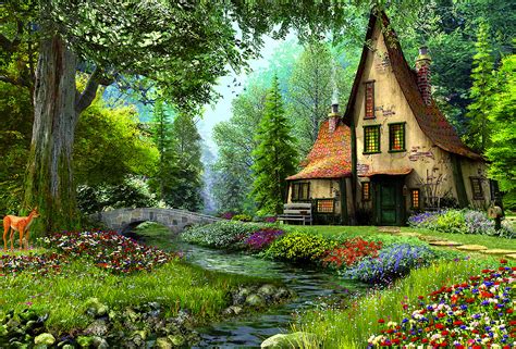 Fairytale House In The Forest