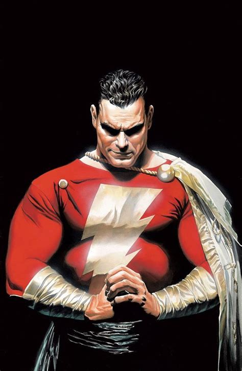 Shazam Art By Alex Ross Captain Marvel Shazam Captain Marvel Alex Ross