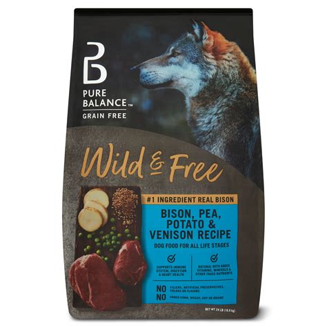 Pure Balance Wild And Free Bison Pea Potato And Venison Recipe Dry Dog