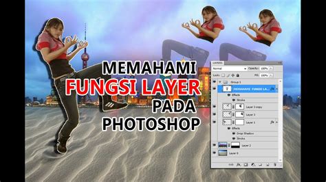 fungsi layer pada photoshop tutorial photoshop youtube