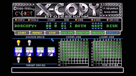 X Copy Professional 31 Disk Copying Program For Commodore Amiga