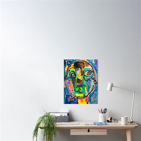 Neo Expressionism Art Brut Black And Colors Free Figuration Poster