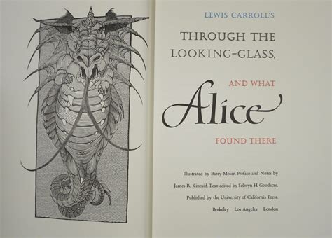 Through The Looking Glass And What Alice Found There Lewis Carroll