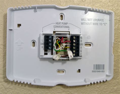 Remove your current thermostat and make note of the wires attached to the base plate; Honeywell Digital Non-Programmable Thermostat-Rth111B - The Home Depot - Wiring Diagram For ...