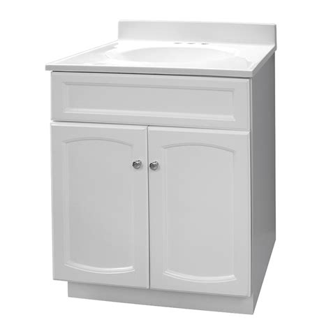 A bathroom vanity is a piece of furniture that holds your bathroom sink and has cabinets with doors or drawers that you can use to store toiletries and other supplies. Vanities - Kitchen Cabinet Outlet