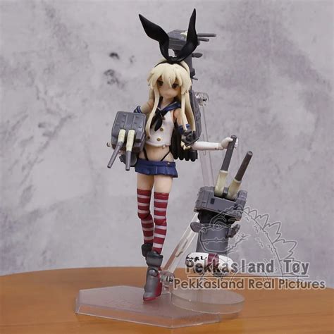 Anime Kantai Collection Shimakaze Figma 214 Boxed 15cm Pvc Action Figure Model Doll Toy T In