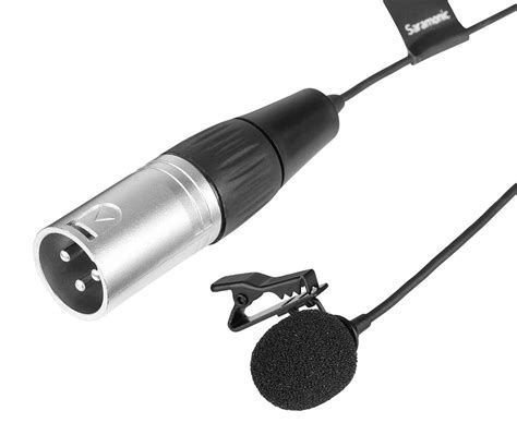 Saramonic Xlavmic C Cardioid Phantom Powered Xlr Lavalier Microphone