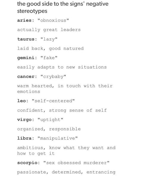 Self Centered Obnoxious Uptight Great Leaders Cry Baby Gemini Leo