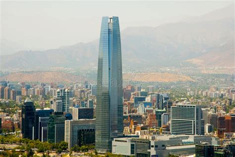 Costanera Center Santiago Chile Stock Image Image Of Hills Latin