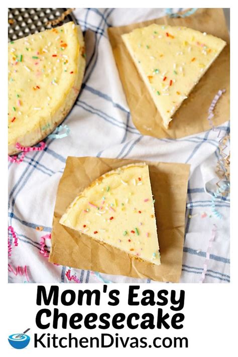 This easy cheesecake recipe is super creamy and made from only 3 ingredients! Ultimate Easy Baked Homemade Cheesecake uses 7 ingredients ...