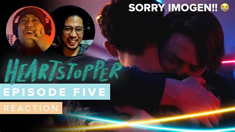gay bisexual filipino couple watch heartstopper episode 5 sorry imogen 😭 netflix youtube