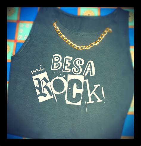 Reme Besa Mi Rock Rock Tank Tops Women Fashion Kisses Moda Halter