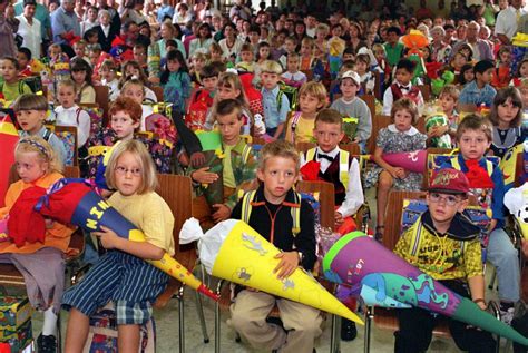 A German Surprise First Graders Look Forward To Their Schultüten