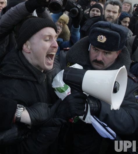 Russian Riot Police Arrest Opposition Activists During Rallies In