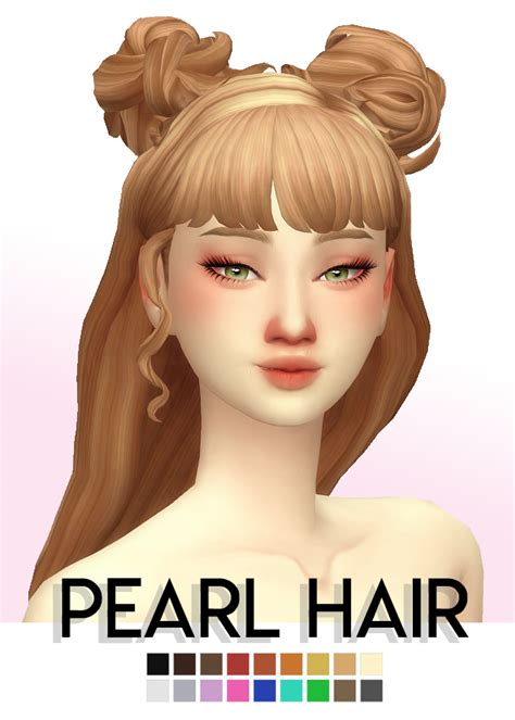 Sims 4 Anime Hair Cc Maxis Match I Was Just Messing Around In Blender