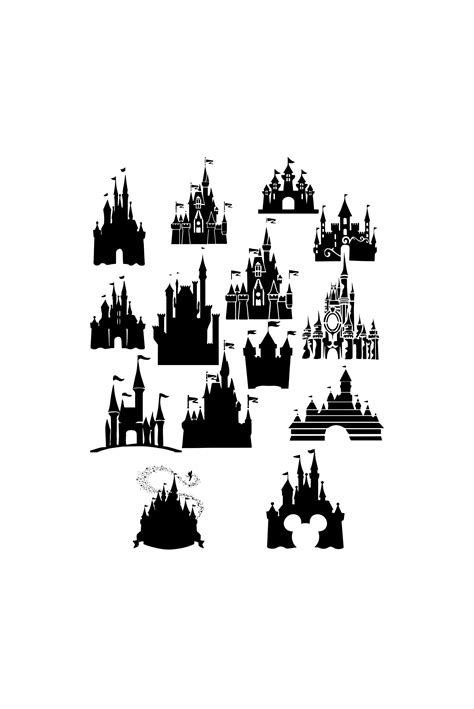 Free Free 247 Disney Castle Silhouette Svg SVG PNG EPS DXF File