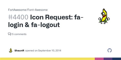 Icon Request Fa Login And Fa Logout · Issue 4400 · Fortawesomefont