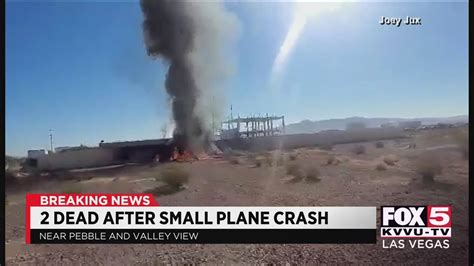 2 Dead After Plane Crash In Southwest Las Vegas Youtube