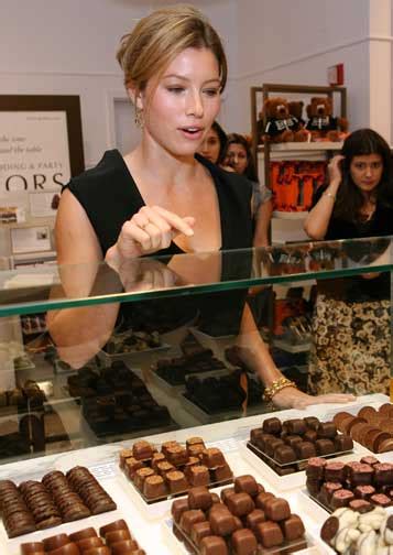 Jessica Biel Eats Chocolate Too Popsugar Food