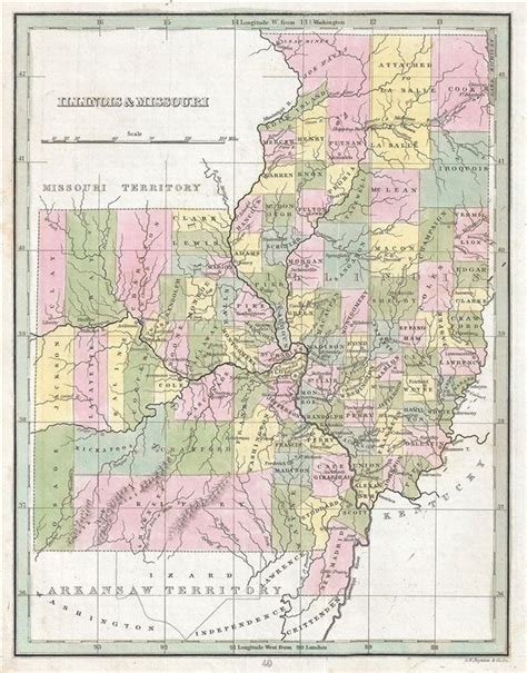 Illinois And Missouri Geographicus Rare Antique Maps