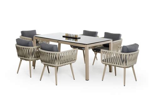 Dining tables, chairs, stools, benches. Renava Zoe Modern Outdoor Dining Set