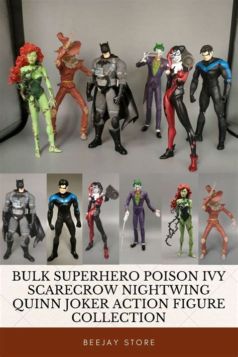 Bulk Superhero Poison Ivy Scarecrow Nightwing Quinn Joker Action Figure
