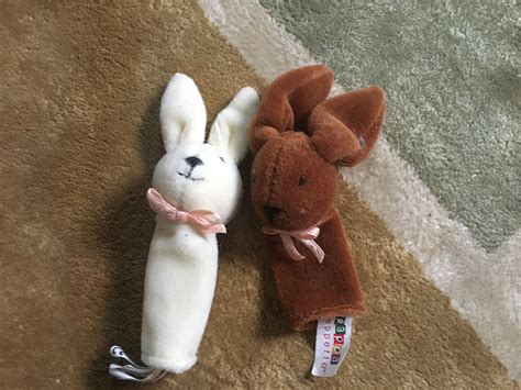 Rabbit Finger Puppet By Manhattan Toys From Neighborhood Animals