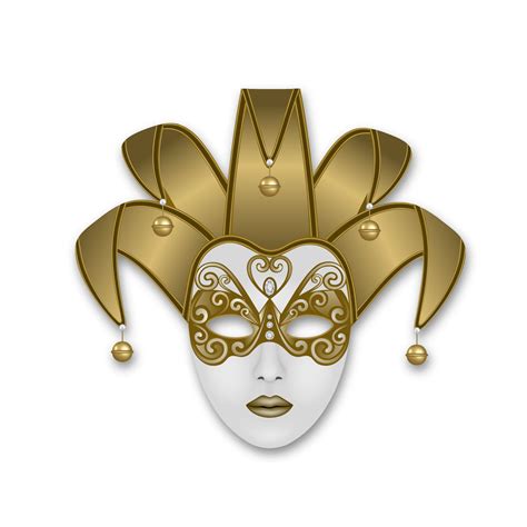 Venetian Carnival Mask Isolated Jolly Mask 4971670 Vector Art At Vecteezy