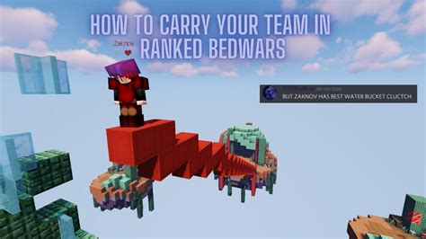 How To Win Every Ranked Bedwars Game Youtube
