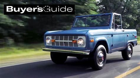 First Generation Ford Bronco Buyers Guide Youtube